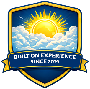 Built On Experience Since 2019 Badge
