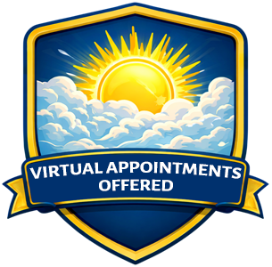 Virtual Appointments Offered Badge